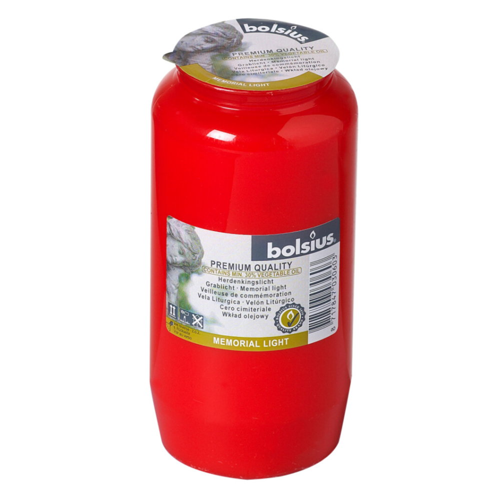 Bolsius - Graflicht / grafkaars - Rood Nr 7