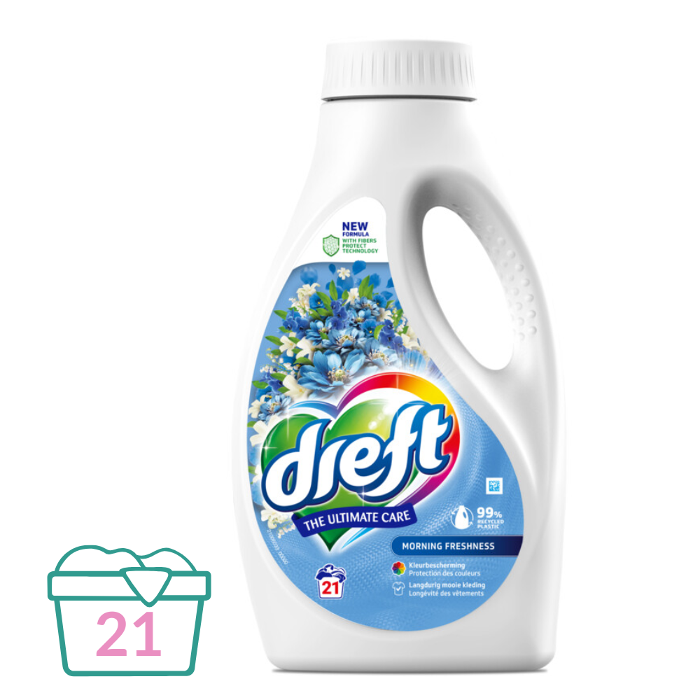 Dreft Vloeibaar Wasmiddel Morning Freshness - 945 ml (21 wasbeurten)