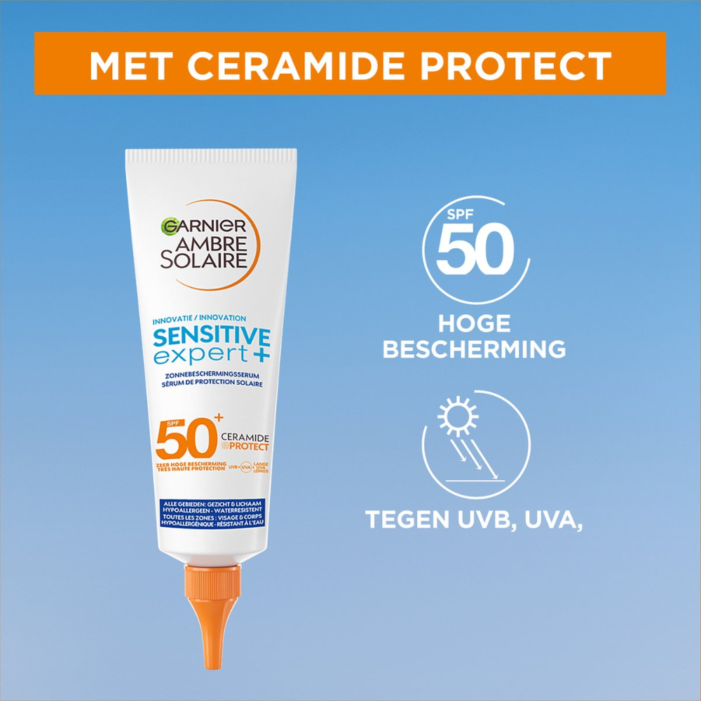 Garnier Ambre Solaire Zonnebescherming Serum SPF50+ - 125 ml