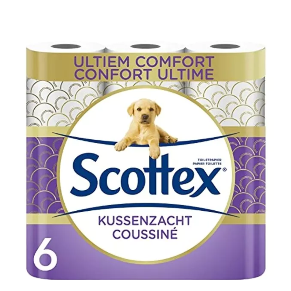Scottex Toiletpapier Kussenzacht - 6 rollen