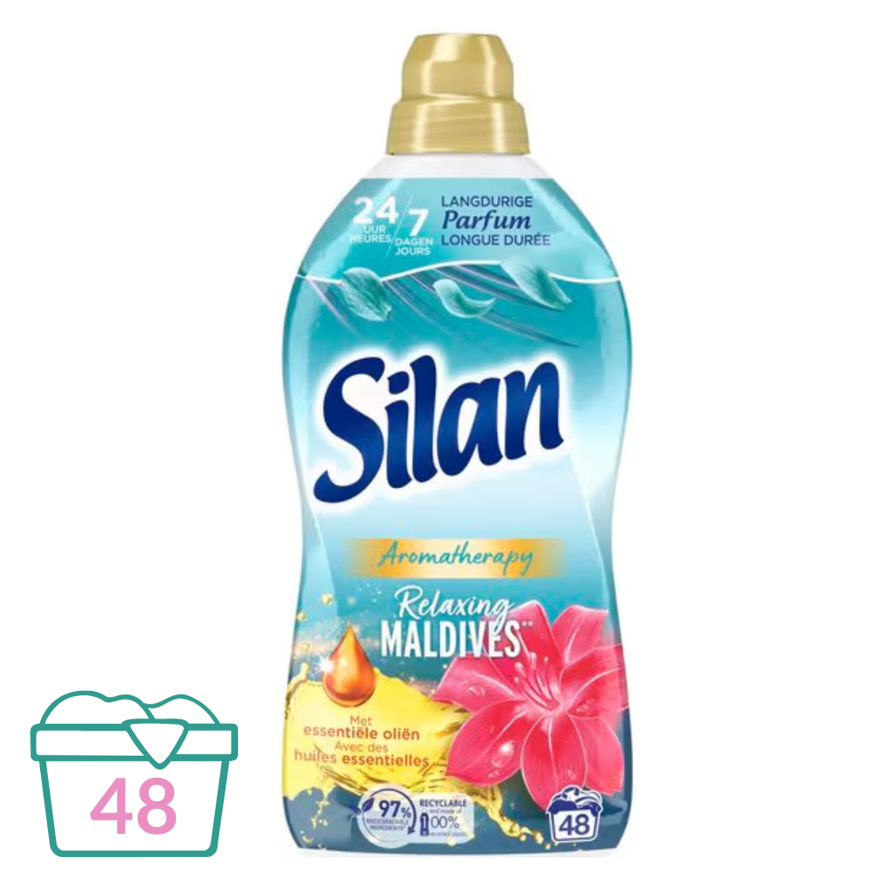 Silan Wasverzachter Relaxing Maldives - 1.056 l (48 wasbeurten)
