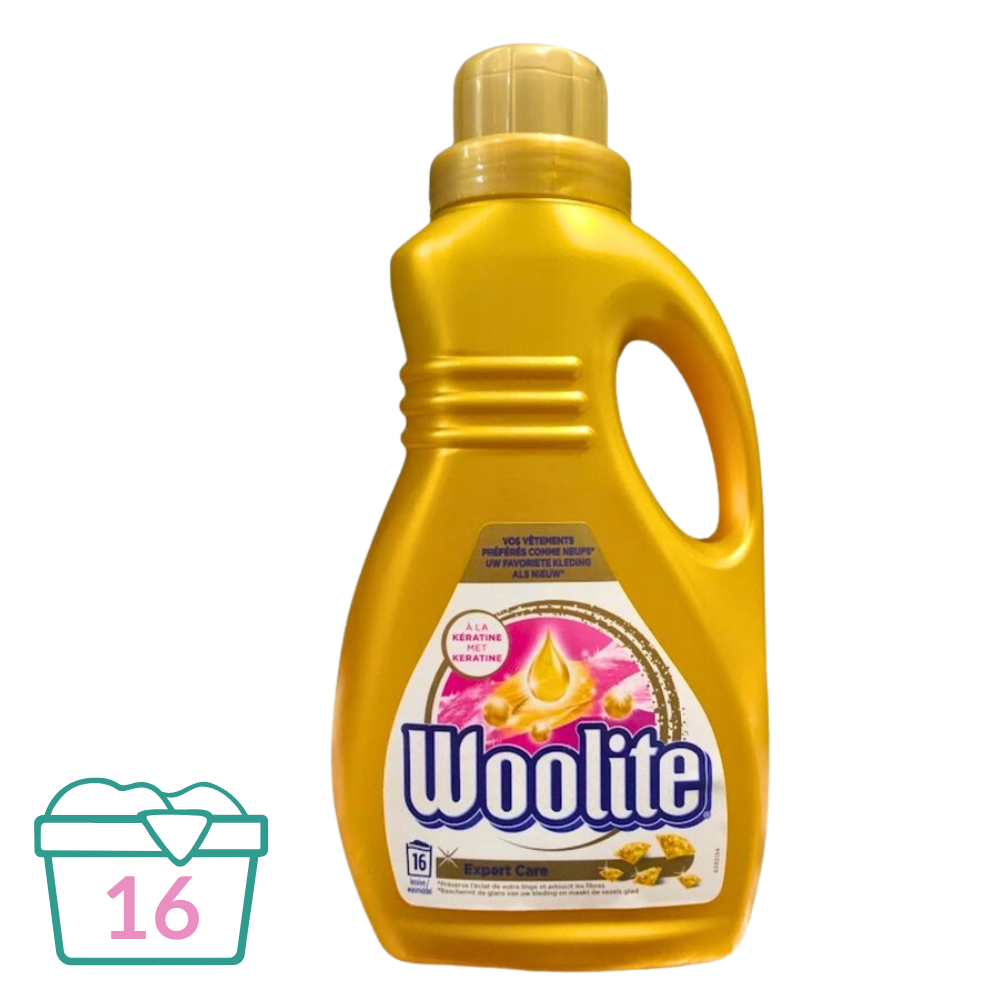 Woolite Vloeibaar Wasmiddel Expert Care - 1 L (16 wasbeurten)