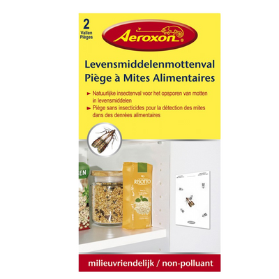 Aeroxon Levensmiddelen Mottenval - 2 stuks