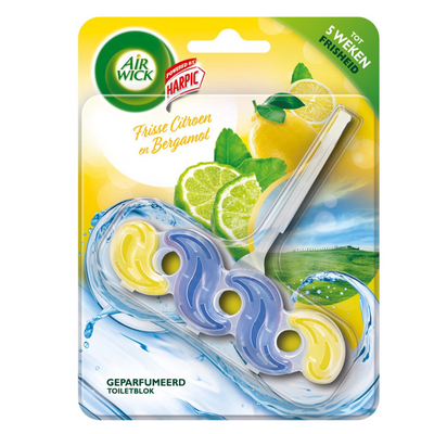 Air Wick Citroen & Bergamot Toiletblok - 35 g