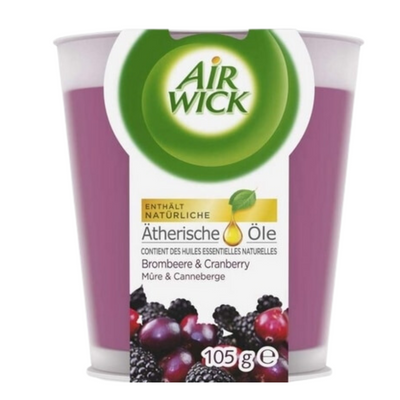 Air Wick Geurkaars in Glas Blackberry & Elderflower - 105 g