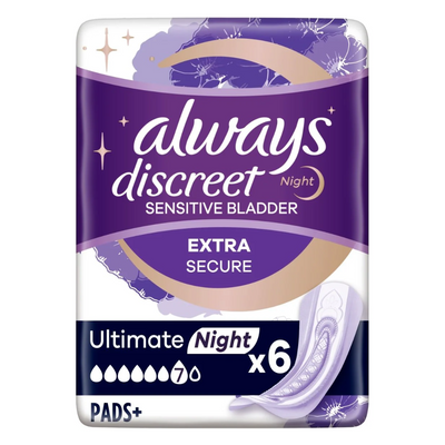 Always Discreet Maandverband Ultimate Night - 6 stuks