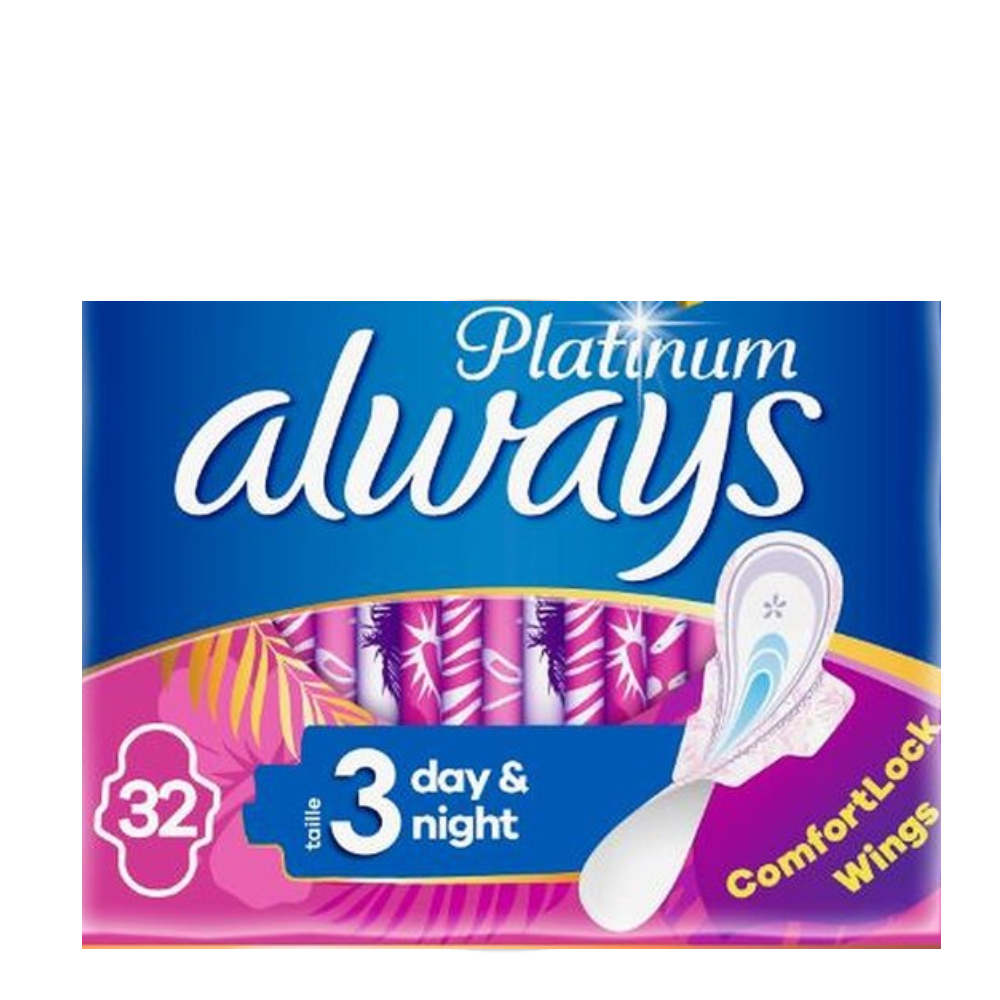 Always Platinum Maandverband Days & Night - 32 stuks