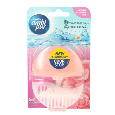 Ambi Pur Wild Rose & Pink Grapefruit Toiletblok - 55 ml