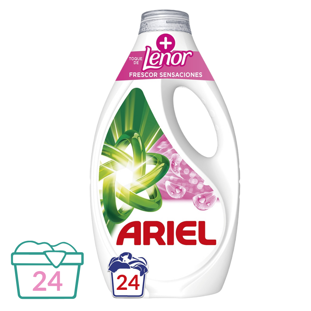 Ariel Vloeibaar Wasmiddel Frescor Sensaciones - 1.2 L (24 wasbeurten)