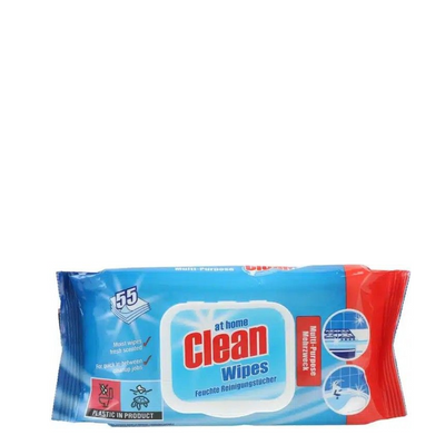 At Home Clean Wipes Multi Cleaning - 55 doekjes