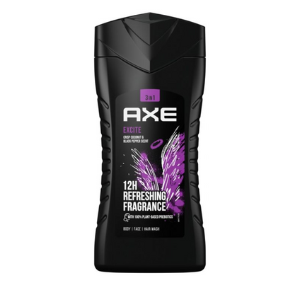 Axe Men Douchegel Excite 3in1 - 250 ml