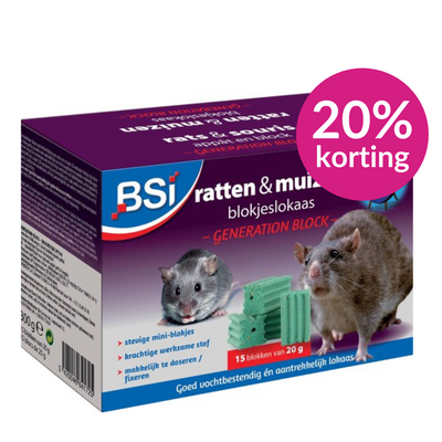 BSI Generation Block Ratten & Muizen - 300 g