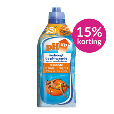 BSI pH Up Vloeibaar Zwembadonderhoud - 1 L