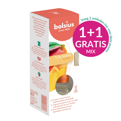 Bolsius Geurstokjes True Scents Mango - 45 ml