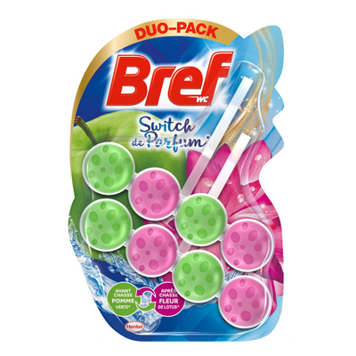 Bref Toiletblok Switch Pomme Lotus - 2 x 50 g