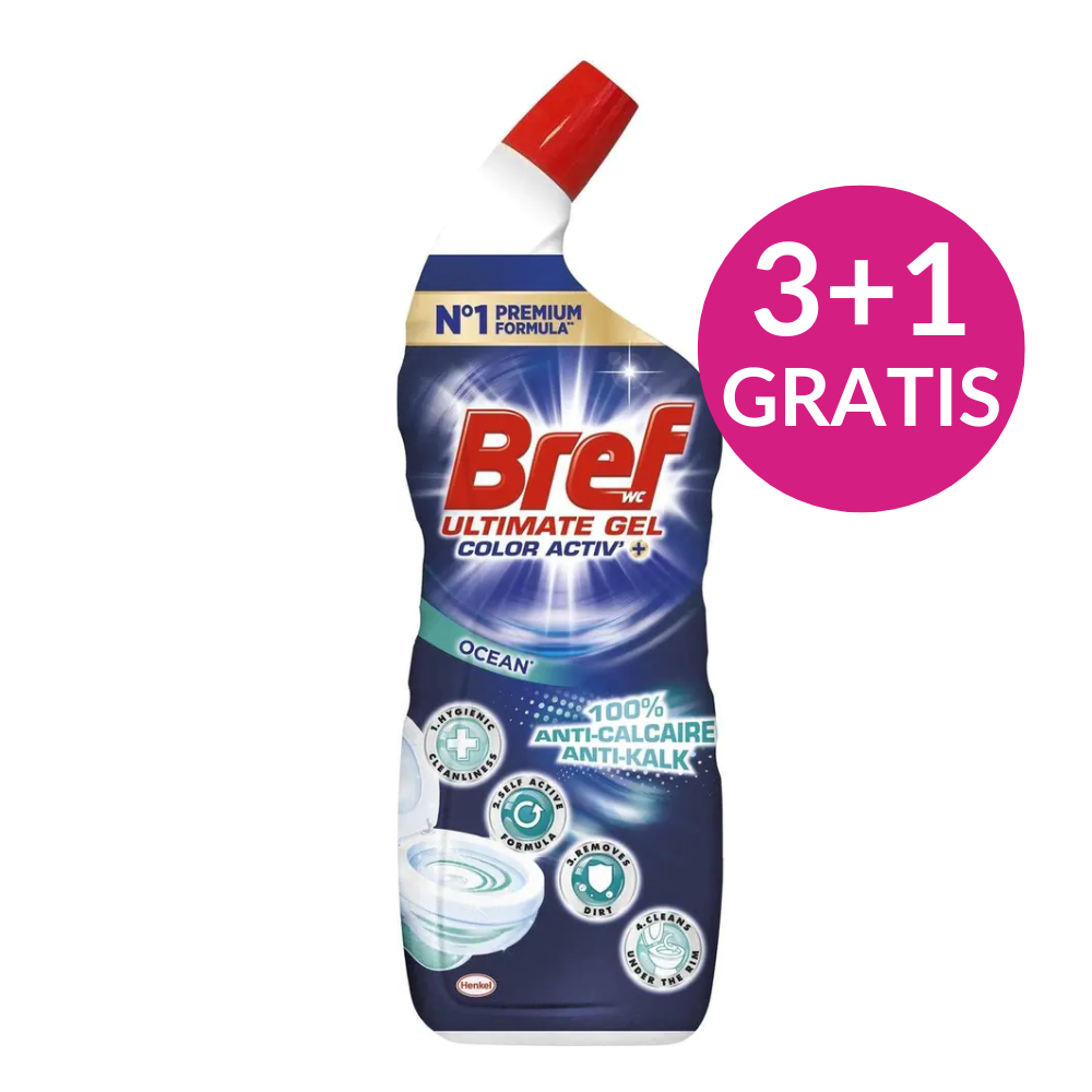 Bref Ultimate Gel Color Activ+ Ocean Toiletreiniger - 700 ml