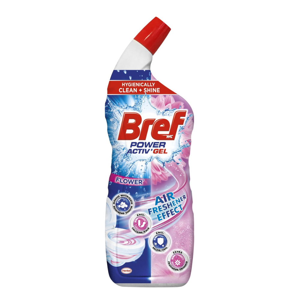 Bref WC Power Active Gel Toiletreiniger - Flower - 700 ml