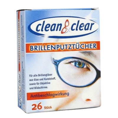 Clean & Clear Brillendoekjes - 26 stuks