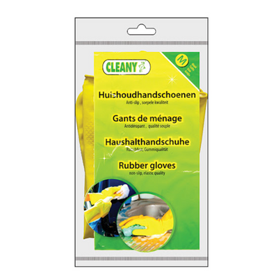 Cleany Huishoudhandschoenen - Medium - Geel