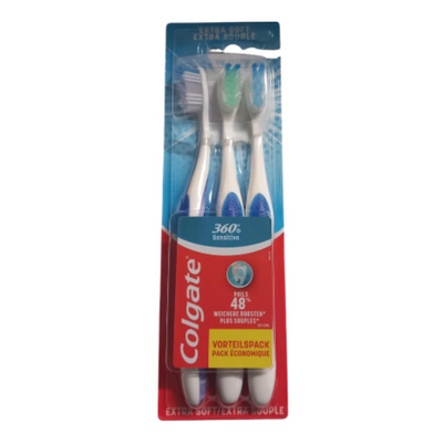 Colgate Sensitive Extra Soft Tandenborstel - 3 stuks