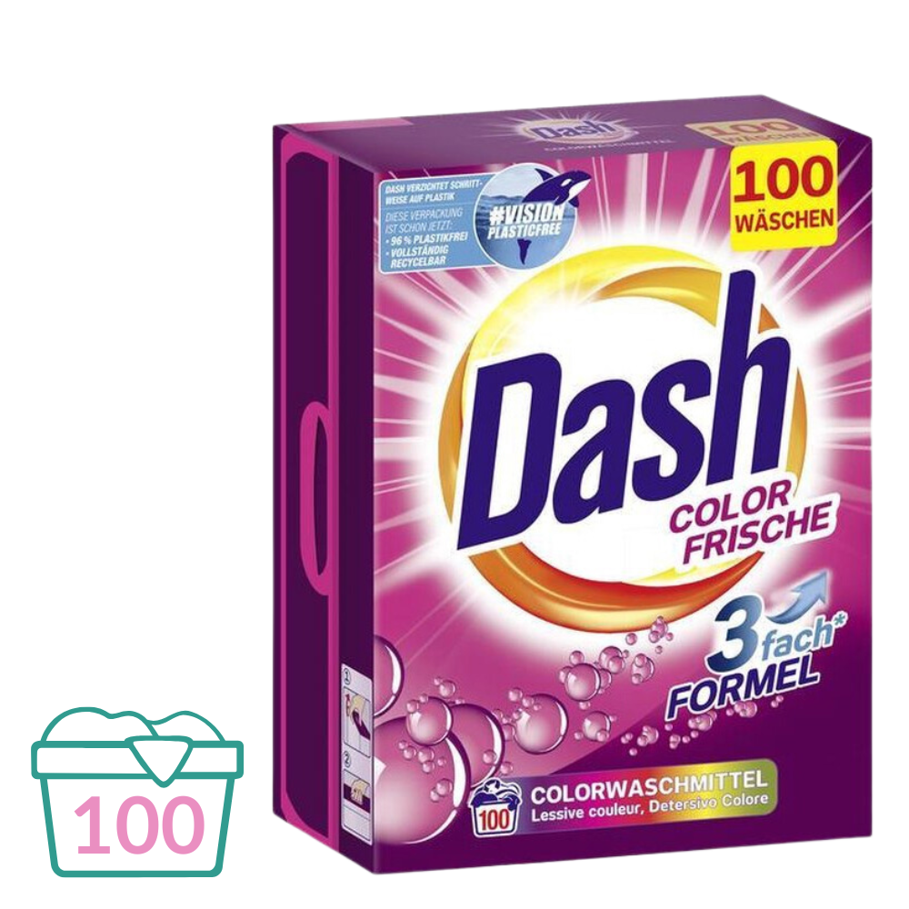 Dash Color Fris Waspoeder - 6 kg (100 wasbeurten)