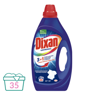 Dixan Vloeibaar Wasmiddel Universal - 1.75 l (35 wasbeurten)