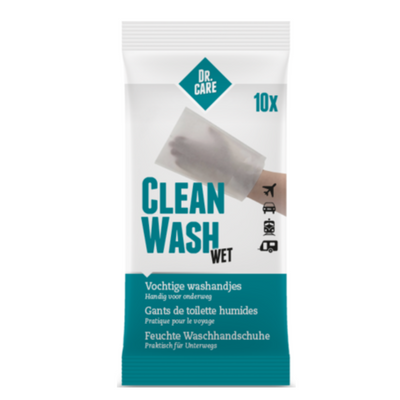 Dr. Care Clean Wash Vochtige Washandjes - 10 stuks