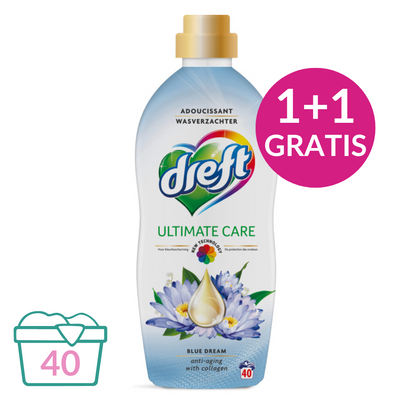 Dreft Ultimate Care Blue Dream Wasverzachter - 1 l (40 wasbeurten)