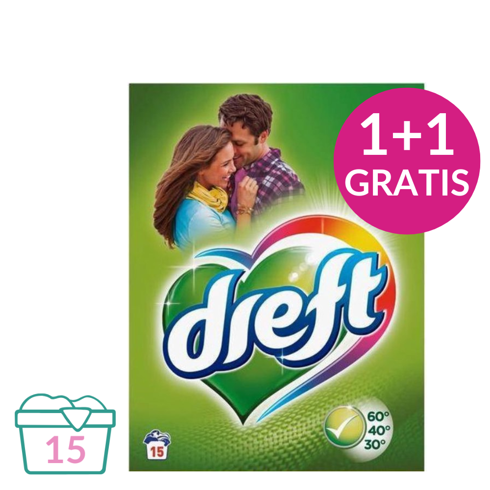 Dreft Waspoeder Regular - 1.05 kg (15 wasbeurten)