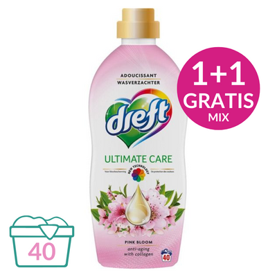 Dreft Wasverzachter Pink Bloom - 1 l (40 Wasbeurten)