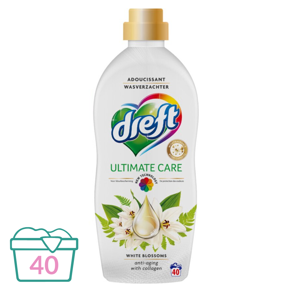 Dreft Wasverzachter White Blossoms - 1 L (40 wasbeurten)