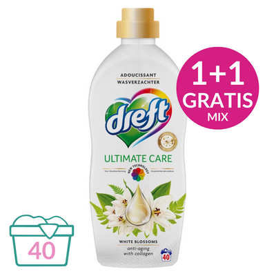 Dreft Wasverzachter White Blossoms - 1 L (40 wasbeurten)