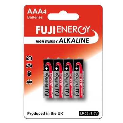 Fuji Energy Alkaline Batterijen AAA - 4 stuks