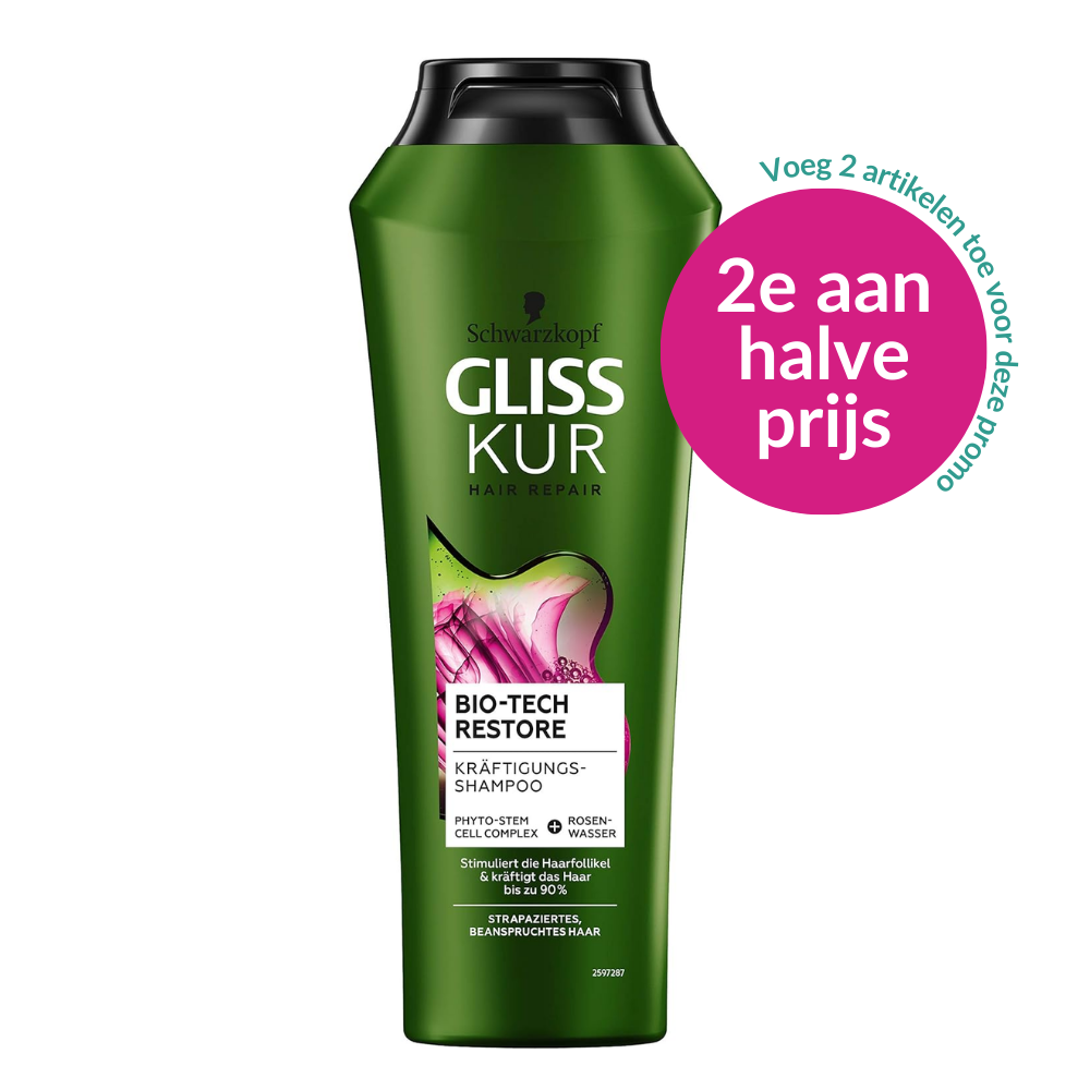 Gliss Kur Bio Tech Restore Shampoo - 250 ml
