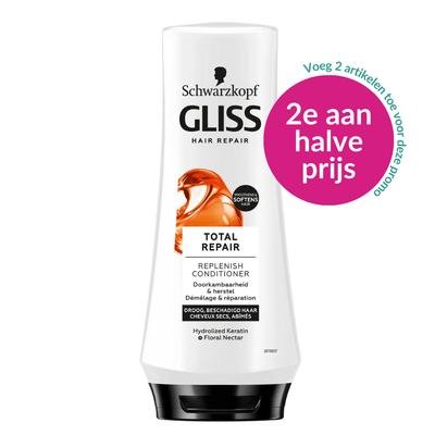 Gliss Kur Conditioner Total Repair - 400 ml