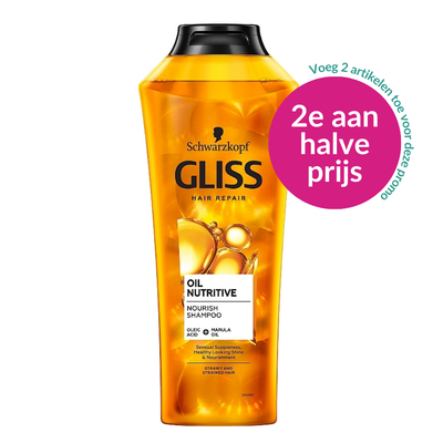Gliss Kur Shampoo Oil Nutrive - 400 ml
