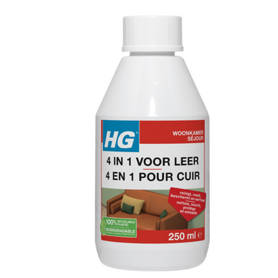 HG Reiniger voor Leer 4in1 - 250 ml