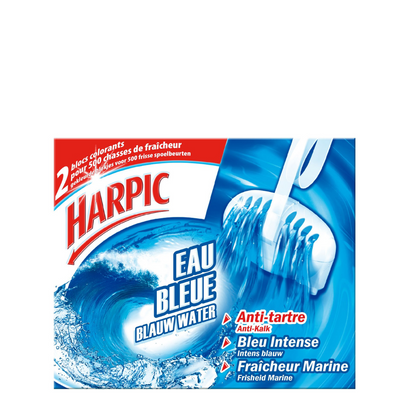 Harpic Fresh Block Blauw Water - 2 x 38 g