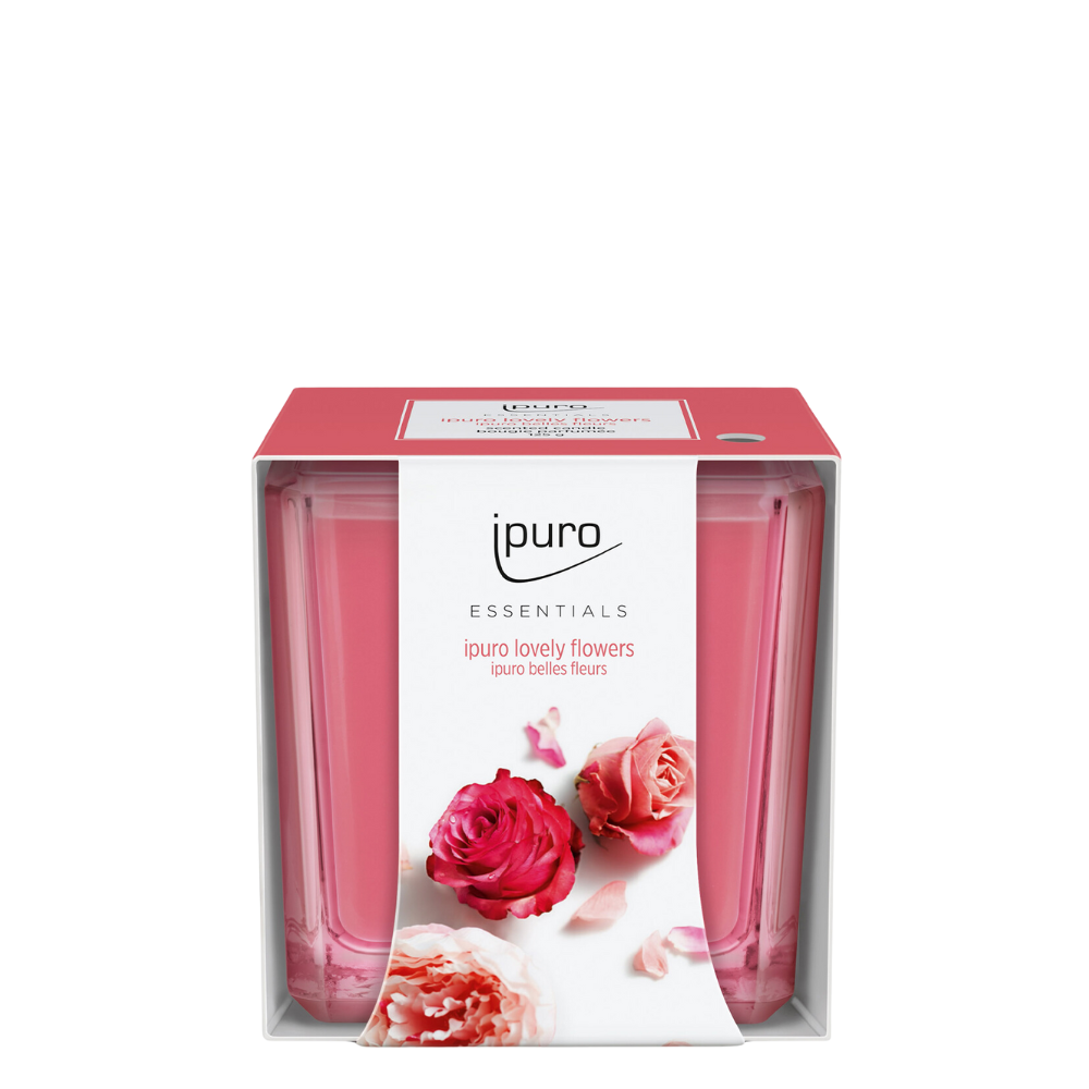 Ipuro Essentials Geurkaars - Lovely Flowers