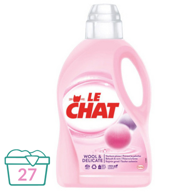 Le Chat Vloeibaar Wasmiddel Wool & Delicate - 1.35 l (27 wasbeurten)