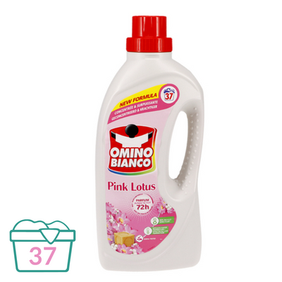 Omino Bianco Vloeibaar Wasmiddel Pink Lotus - 1.480 l (37 wasbeurten)