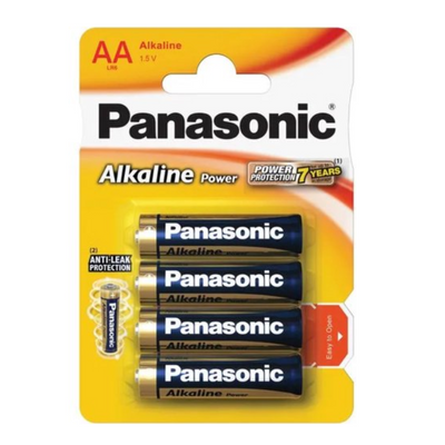 Panasonic Alkaline Batterijen Power AA - 4 stuks