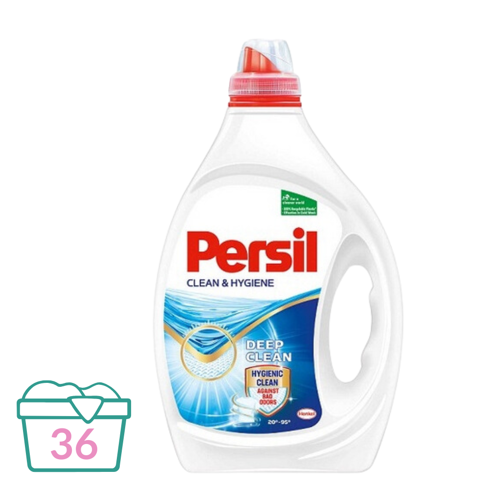 Persil Vloeibaar Wasmiddel Clean & Hygiëne - 1.8 L (36 wasbeurten)