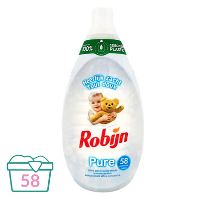 Robijn Wasverzachter Pure - 870 ml (58 wasbeurten)