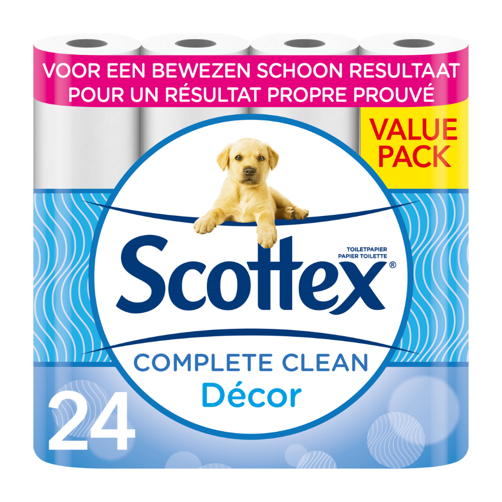 Scottex Toiletpapier Decor 2-laags - 24 rollen