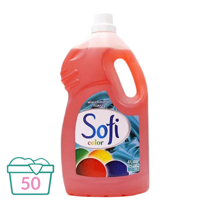 Sofi Vloeibaar Wasmiddel Color - 4 l (50 Wasbeurten)