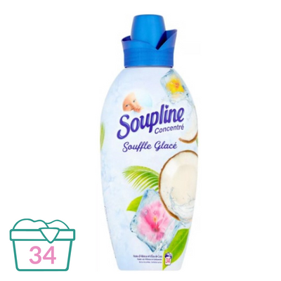 Soupline Wasverzachter Hibiscus & Kokoswater - 800 ml (34 wasbeurten)