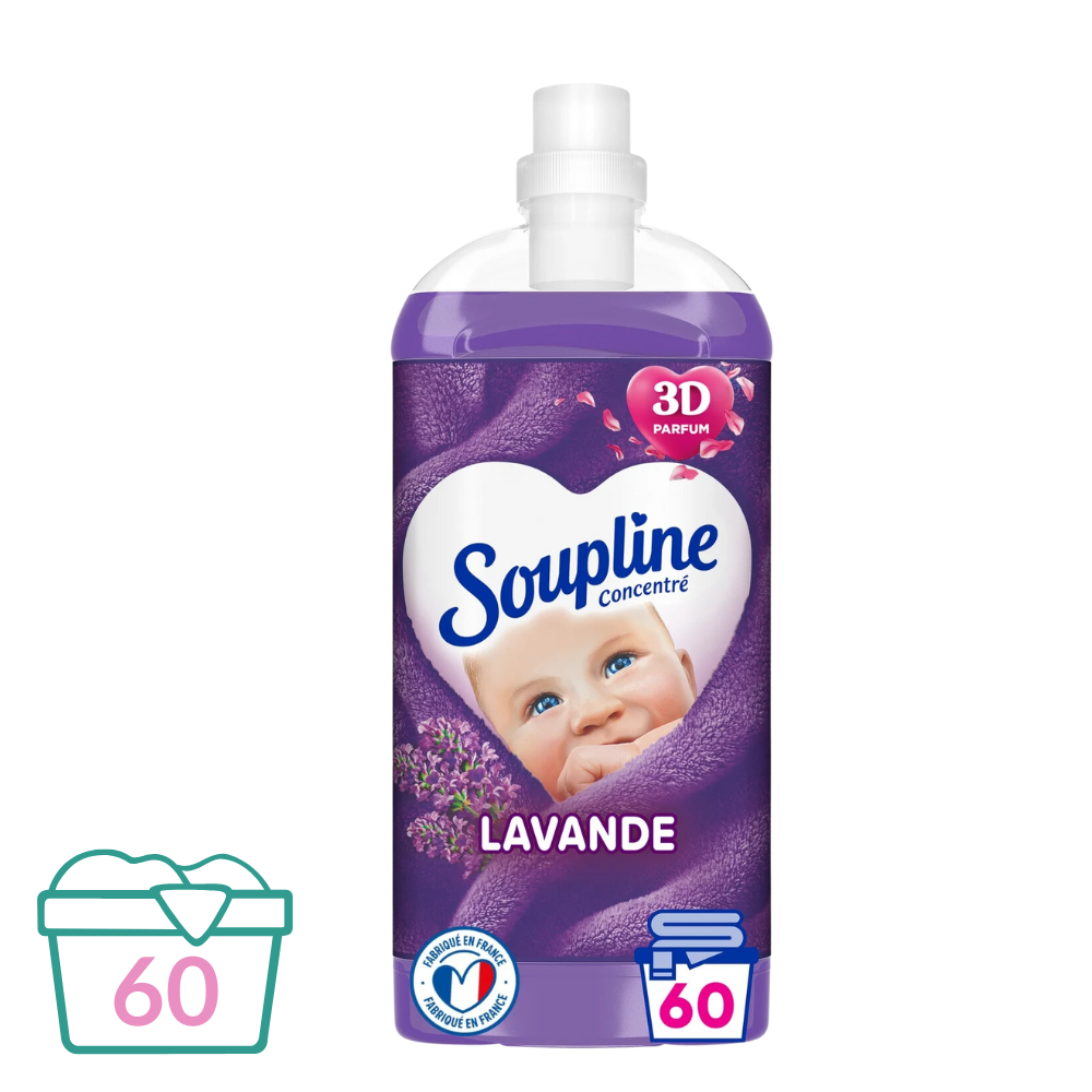 Soupline Wasverzachter Lavendel - 1.35 L (60 wasbeurten)