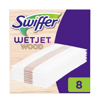 Swiffer Wetjet Hout Vochtige Vloerdoekjes - 8 doekjes