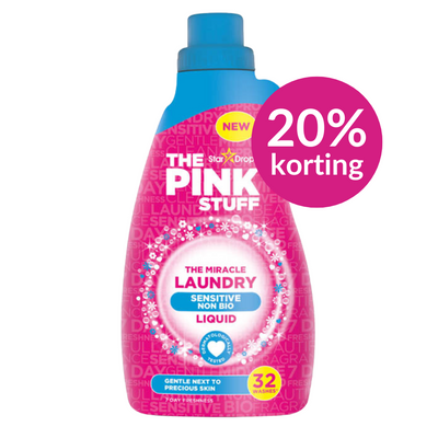 The Pink Stuff Vloeibaar Wasmiddel Sensitive - 960 ml (32 wasbeurten)